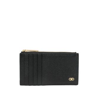 Ferragamo Gancini Leather Cardholder