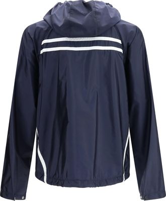 Prada Mens Oversize Re-Nylon Jacket Blu+bianco