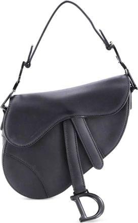 Dior Ultra Matte Saddle Handbag Leather Mini shoulder bag - Zwart