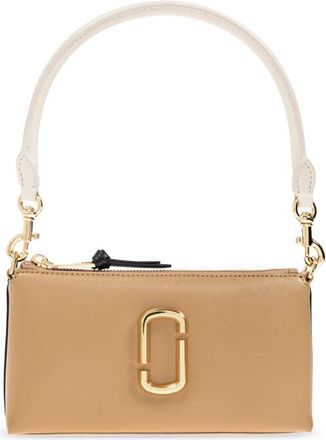 Marc Jacobs Schoudertas The Snapshot Convertible - Dames - Schoudertassen - Beige - ONE Size - Leer - Tassen