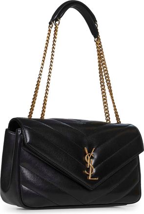 Saint Laurent Loulou Shoulder Bag - Black