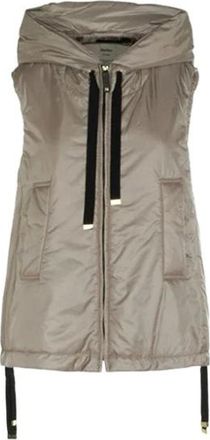 Max Mara Vests - Dames - Bodywarmers - Bruin - 2XS - Jassen