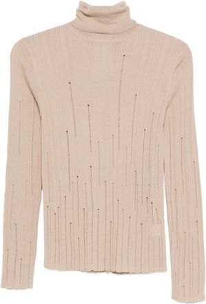 Rame Maglione a collo alto - Toni neutri