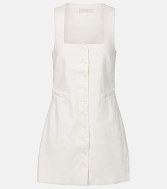 Faithfull The Brand Jaques linen minidress