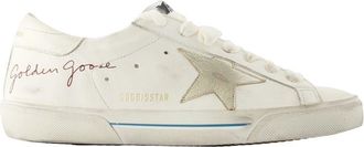 Golden Goose Super Star Sneakers - Golden Goose Deluxe Brand - Leather - White