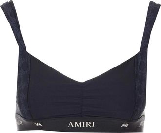 Amiri Blue Ma Quad Sports Bra