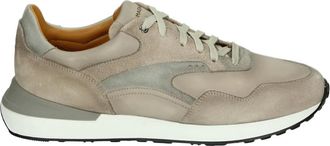 Magnanni Casual Grijze Leren Su&egrave;de Schoenen - Heren - Sneakers - Grijs - 42 EU - Su&egrave;de - Schoenen