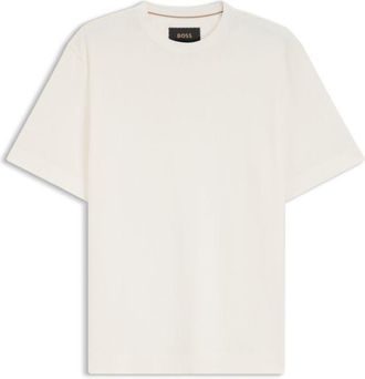 BOSS Crew-neck premium cotton T-shirt