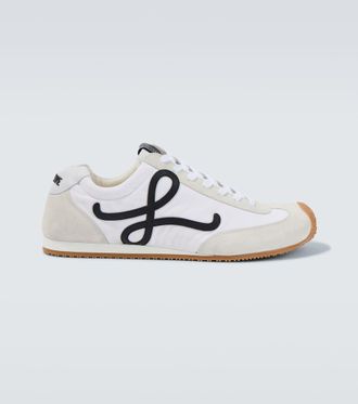 Loewe Ballet Runner 2.0 suede-trimmed sneakers