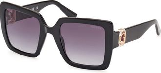 Guess Gu 00103 Zonnebril - Dames - Zonnebrillen - Zwart - 52 MM - Accessoires