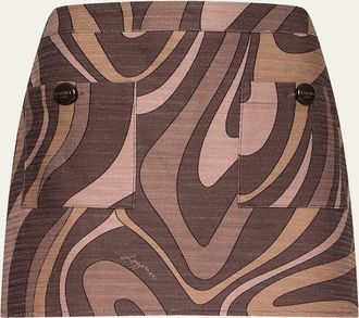 L'agence Cyra Low-Rise Mini Skirt