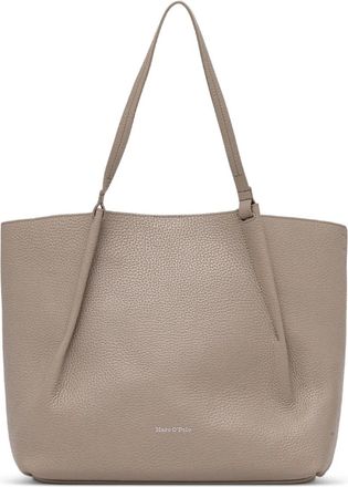 Marc O'Polo Borsa tote media in pelle - Toni neutri