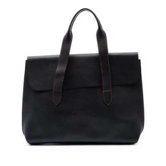 Loewe Pre-owned Business Bag - Dames - Pre-owned - Zwart - Maat: ONE Size Leer