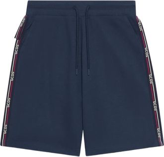 GCDS Shorts con banda logo - Blu