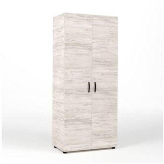 OEM Kit Armadio 2 Ante 80x52x205 Cm Bianco Ven.k083