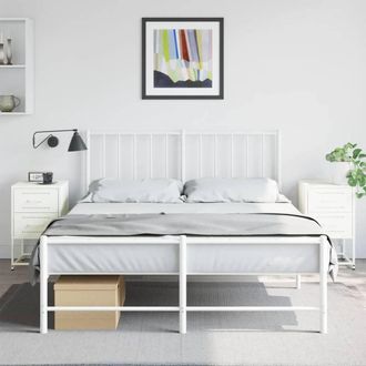 Berkfield Home Durable Bedside Cabinets 2 pcs White 36x39x60.5 cm Steel