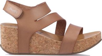 Blowfish Damessandalen Blowfish Malibu Leelee Wedge Sandalen in Beige