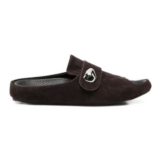 Sergio Moretti Schoenen, Dames, Bruin, 38 EU, Leer, Firenze Versierde Open-Toe Sandaal