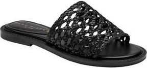 Marc Fisher Glynne Slide Sandal in Black at Nordstrom Rack, Size 5.5