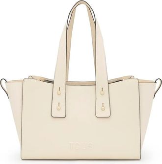 Tous Tous, Tassen, Dames, Beige, ONE Size, Leer, Grote Shopper