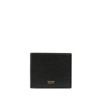 Tom Ford Wallets & Cardholders, male, Black, ONE SIZE, Grain Leather Classic Bifold Wallet
