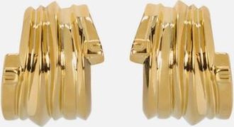 Elisabetta Franchi Logo-Ohrringe