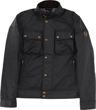 Belstaff Jassen, Heren, Zwart, L, Racemaster Jacket