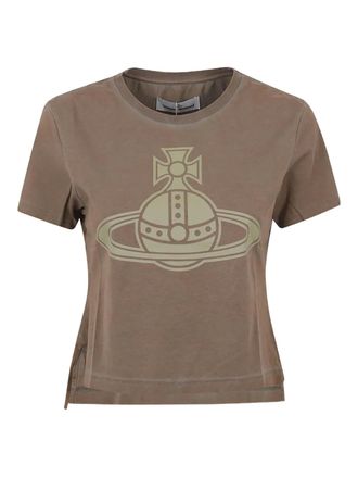 Vivienne Westwood Orb T-shirt - Brown