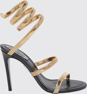 Rene Caovilla Sandali Juniper con tacco a spillo e iconico cinturino snake