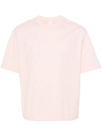 Neil Barrett Thunderbolt-print cotton T-shirt - Pink