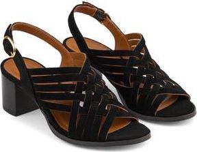 L.k. Bennett Kacey Slingback Strap Sandal in Black at Nordstrom Rack, Size 11Us / 41Eu