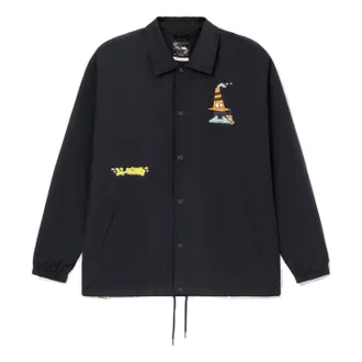 Li-Ning x Persue Crossover Cartoon Printing Jacket Black Yellow AFDS097-2