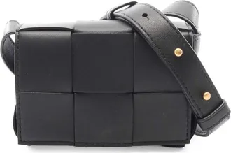 Bottega Veneta Pre-owned Bottega Veneta Extra Mini Nappa Maxi Intrecciato Cassette Crossbody Ladies 3OK42TP1OUAO1DMM