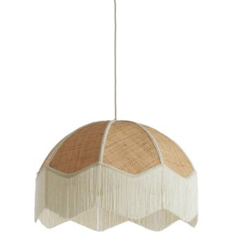 Light & Living Lampada a sospensione - Malacia - beige - raffia - Light&living