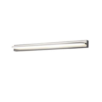 OEM L&aacute;mpara De Pared Con Forma De Espejo Para Ba&ntilde;o/aseo, 42 Cm, Color Plata, Cambio De Tres Colores, 9 W