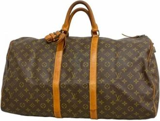 Louis Vuitton Vintage, unisex, Bruin, ONE Size, Pre-owned Weekendtas