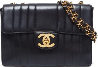 Chanel Borsa a spalla Mademoiselle Flap 1991-1994 - Nero