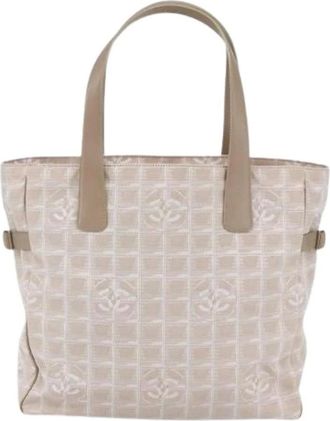 Chanel Pre-owned Tote Bags, female, Beige, Size: ONE SIZE Pre-owned Vintage Tote Bag