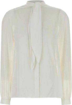 Tory Burch Dames, Blouses & Shirts, Wit, Maat: 2XS