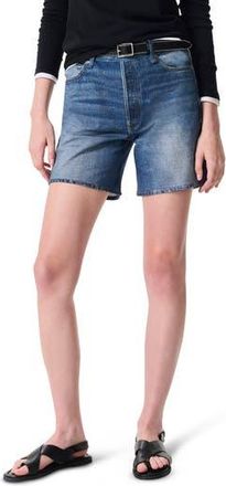 Rag & Bone Miramar Kaia High Waist Cotton Terry Shorts in Cosmos at Nordstrom Rack, Size 32