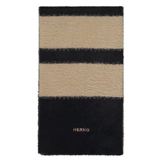 Herno Jacquard Motif Knitted Scarf
