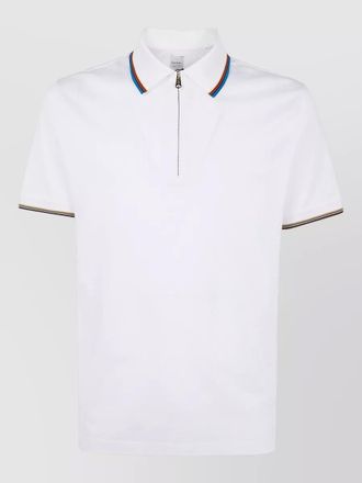 Paul Smith mens polo shirt contrast trim short sleeves