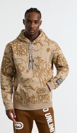 Ecko Intertwine Splash Hoodie in Sand at Nordstrom, Size Xxx-Large