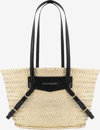 Givenchy Korb aus Stroh und Leder Voyou Small