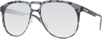 Italia Independent II 0501 153.000 Mens Sunglasses Grey Size 55
