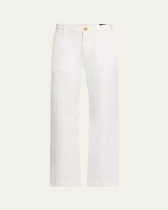 Kobi Halperin Hope Straight-Leg Stretch Cotton Pants