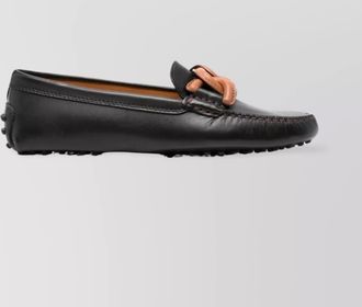 Tod's leather driving loafers
