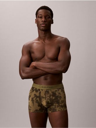 Calvin Klein Mens Ultra Soft Modal Trunk - Green - XL