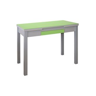 Pondecor Interiorismo Mesa de cocina extensible modelo prisma verde