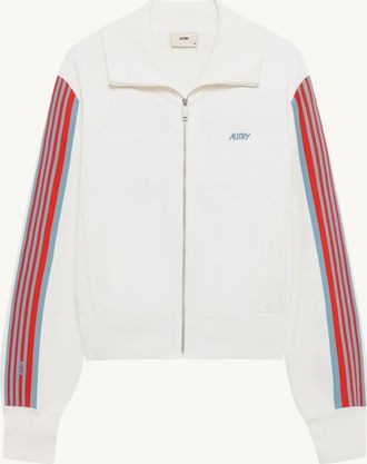 Autry KNITTED VISCOSE FULL ZIP JACKET WOMAN